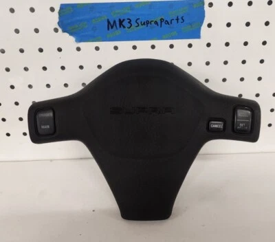 BOTÓN BOCINA CENTRAL VOLANTE TOYOTA SUPRA MK3 89 CON CONTROL DE CRUCERO Foto 1 de 4