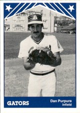 1983 Beaumont Golden Gators TCMA #10 Dan Purpura Thornton Illinois Baseball Card