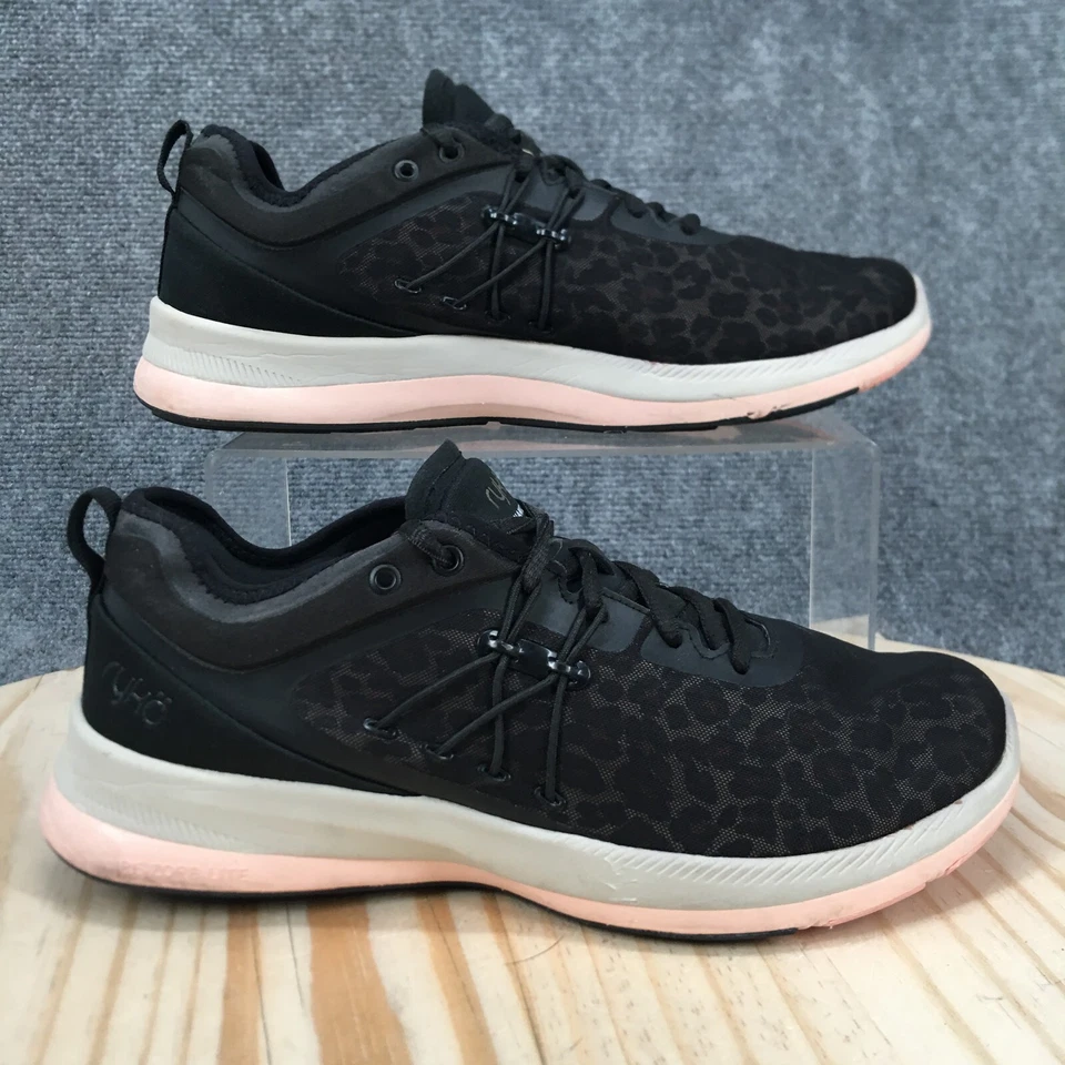 Ryka Shoes Womens 8.5 M Dynamic Pro Training Sneakers Black Lace Up Comfort Low - Image 1 of 4