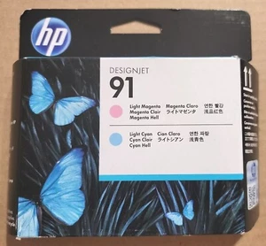 OEM Original HP 91 Light MAGENTA/Light CYAN DUAL DRUCKKOPF, C9462A ** NEU & VERSIEGELT - Bild 1 von 9