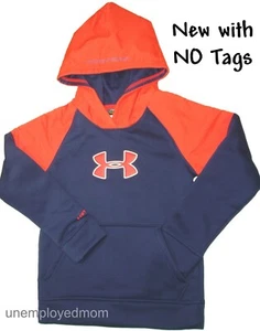 Boys Under Armour Hoodie Jacket Sports Athletic Wear Kids Coat Sweater Storm1 UA - Picture 1 of 8