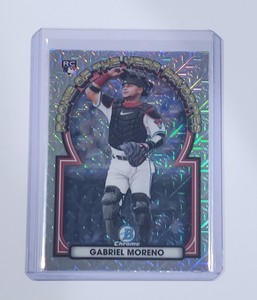 2023 Bowman CHROME GABRIEL MORENO Mega Box MOJO Refractor GOLD GLOVE WINNER!