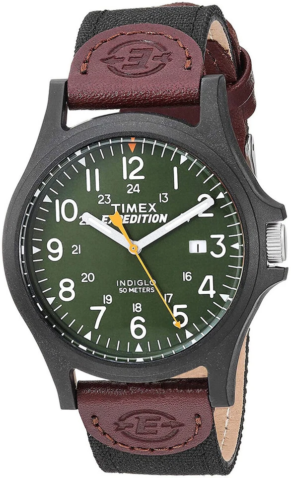 Timex Men's TWF3C8430 Expedition Acadia Black Brown Watch Does Not Work