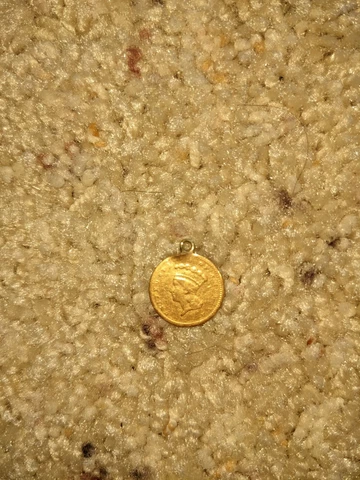 Rare 1856 Gold Indian Head Princess Coin Free Shipping Cover