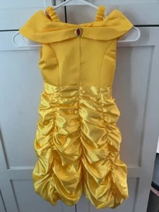Beauty and Beast Kid's Yellow Princess Belle Costume Jerris Apparel Halloween - Picture 1 of 6
