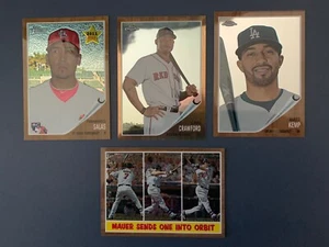 2007 & 2011 Topps Heritage Chrome 7 Card Baseball Lot ( NM/MT-MT) - Picture 1 of 4
