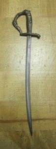 Sword Eagle Handle Germany Old Letter Opener Page Turner Desk Top Tool - Picture 1 of 16