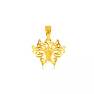 Joyería colgante de oro Dreamer Flight de oro amarillo de 22 quilates para... - Imagen 1 de 5