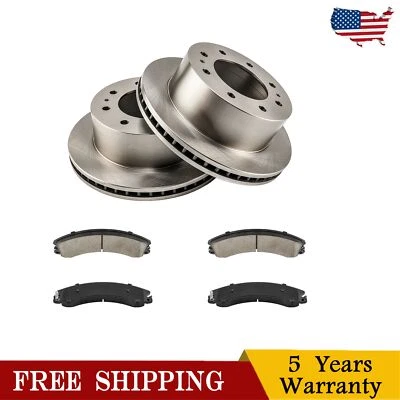 Rear Disc Rotors Brake Pads For Chevrolet Silverado 2500 HD 3500 HD 2011-2019 Foto 1 de 4