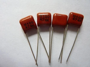 5pcs 100V 474 K 0.47uf 470nf 470000pf P7.5 CL21 CBB metal film capacitor - Bild 1 von 1