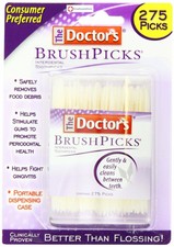 Doctors Brushpicks Brush Picks Interdental Toothpicks - 275 Count