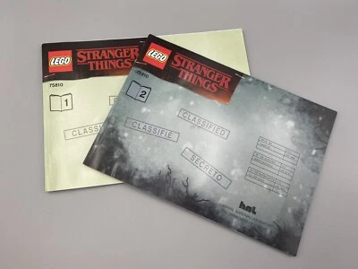 SOLO INSTRUCCIONES LEGO Stranger Things The Upside Down 75810 SIN LADRILLO NI PIEZAS Foto 1 de 4