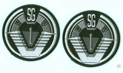 Déguisement Robe Halloween Fête Film Accessoire 2-PATCH : Stargate SG-1 Insigne - Photo 1/4
