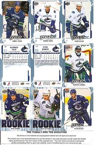 2008-09 UD Upper Deck MVP Vancouver Canucks Master Team Set  (12) - Picture 1 of 1