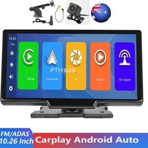 4.0K 10.26'' Touch Dash Camera Cam Car Recorder For CarPlay Android Auto AU - Picture 1 of 16