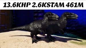 ARK Survival Ascended PvE PC/XBOX/PS5 Top Stats Yutyrannus Black (yuty) ASA - Picture 1 of 12