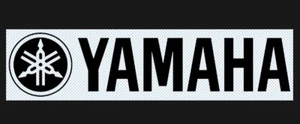 Yamaha Logo 9” Sticker Vinyl Motorbike ATV MX Dirt bike Decal - Picture 1 of 1