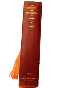 The Recording and Reproduction of Sound (HC, 1952) Oliver Read, D.Sc., D.LItt. - Imagen 1 de 1