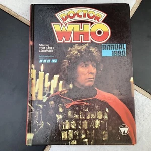 Vintage Doctor who Annual 1980 Tom Baker 4th Doctor BBC TV Hardback Book - Picture 1 of 2