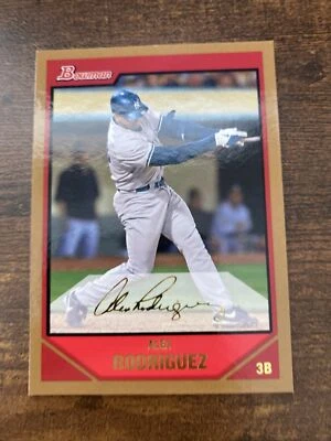 2007 (YANKEES) Bowman Gold #200 Alex Rodriguez - Image 1 of 4