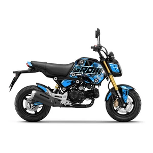 Aqua Ink Spot Vinyl Graphics Wrap Stickers For Honda GROM MSX125 21 22 23 - Picture 1 of 4