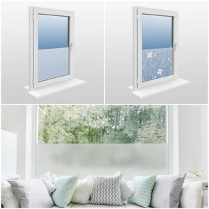 Fensterfolie Milchglasfolie Sichtschutzfolie Statische Folie Selbstklebend - Bild 1 von 24