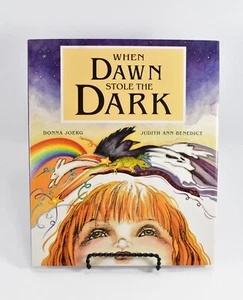 WHEN DAWN STOLE THE DARK HARDCOVER BOOK SIGNED BY DONNA JOERG IN 2014 - Picture 1 of 3