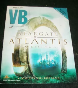 Mar 21 2005 Video Business magazine Stargate Atlantis Rising front cover - Foto 1 di 1