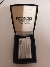 Ronson Varatronic Feuerzeug mit Piezo Electric/Gas "original Box" West Germany