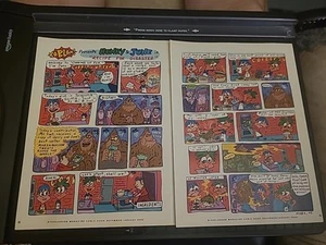 Kablam Henry And June 2 Page Comic 2001 Print Ad 16x11 Great To Frame  - Picture 1 of 1