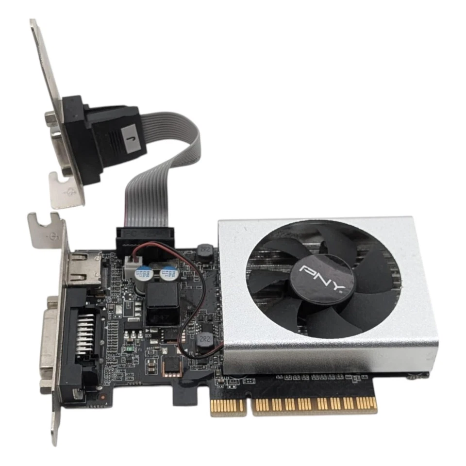 PNY NVIDIA GeForce GT710 1GB DDR3 Graphics Card VCGGT710XPB-BB - Image 1 of 4