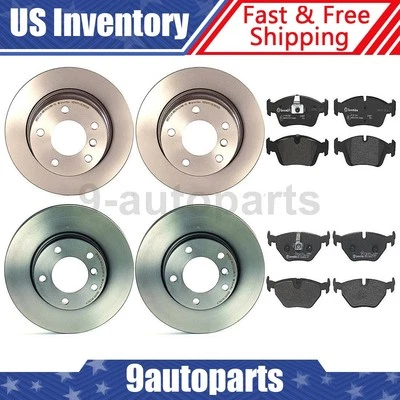 Kit de frenos delanteros traseros Brembo OE pastillas de rotores de disco para BMW Z4 2003 2004 2005 Foto 1 de 4