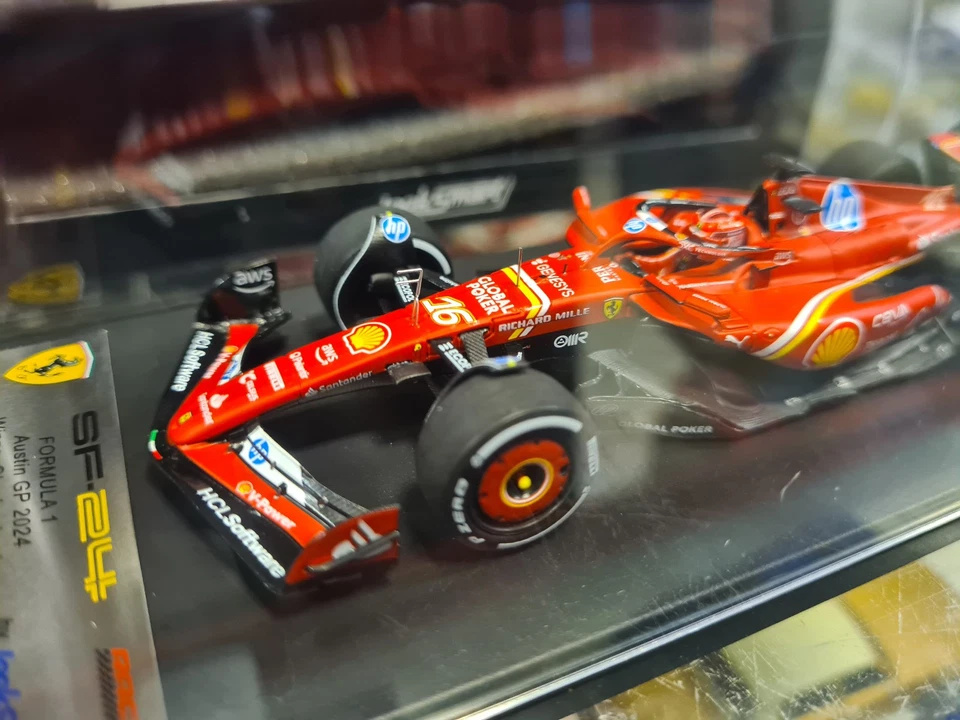 Ferrari SF24 Winnwer GP Austin 2024 Leclerc 1:43  Looksmart LSF1067 - Immagine 1 di 3