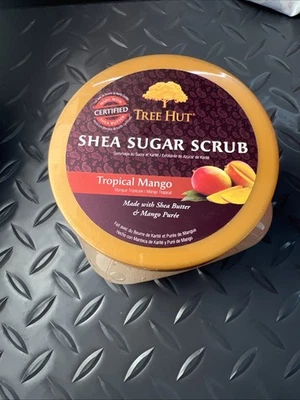Tree Hut Shea Sugar Scrub Tropical Mango ~ 18 oz (1 jar) Hard To Find - Image 1 of 3
