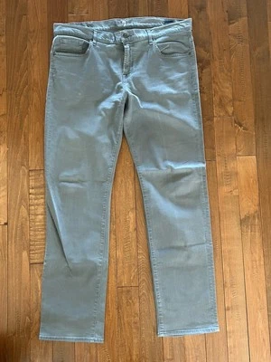 Pantalones de mezclilla para hombre 7 For All Mankind Carsen de pierna recta gris talla 38 X 34 Foto 1 de 4