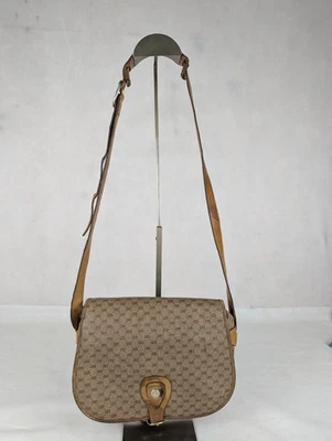 Authentic Vintage GUCCI GG Guccissima Crossbody  Messenger Bag Made in Italy - Image 1 of 4
