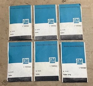 1967-1972 Camaro Chevelle Lock Cylinder Tumblers & Springs Lot -- NOS OEM - Picture 1 of 5