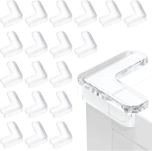 20 Pezzi Di Protezione Angolo Del Tavolo, Trasparente E Alta Elasticità, Protezi - Foto 1 di 12