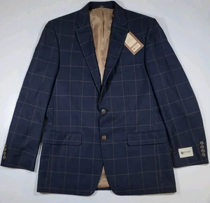 Haggar Classic Fit Blazer Herren 40 L Sport Mantel Jacke Polyester Business - Bild 1 von 8