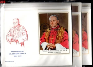 # ZAIRE 1980 - 10 FDC - POPE - Picture 1 of 1
