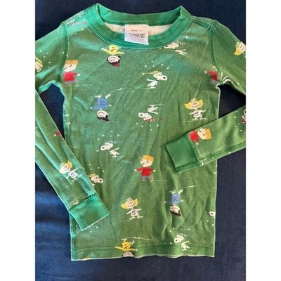 Hannah Andersson 花生史努比冬季滑冰睡衣上衣 5 — 第 1/3 张图片