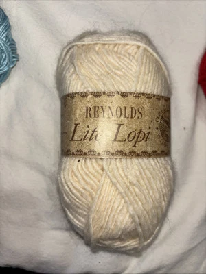 Hilo crema Reynolds Lite Lopi 0051 Lote 5322 Islandia 50g 109 años 100% lana virgen Foto 1 de 4