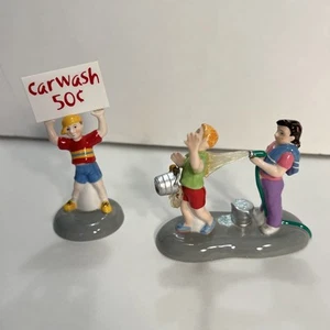 DEPT 56 The Original Snow Village Car Wash Fundraiser #55177 Old Stock mit Box - Bild 1 von 6
