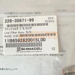 Filtro SHIMADZU 228-35871-99 1 pieza NUEVO - Imagen 1 de 2