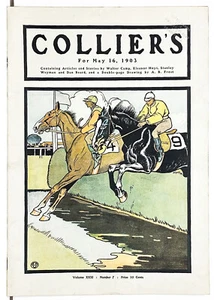 1903 Collier's Magazine komplett Great Penfield Steeplechase Pferderennen Cover - Bild 1 von 1