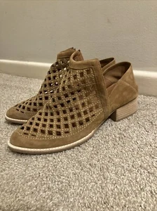 Jeffrey Campbell Booties Women's SZ 9.5 Suede Leather Taggart Heeled Shoe - Picture 1 of 8