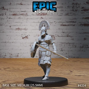 Olympian Soldier B | Epic Miniatures|RPG D&D Wargaming miniatura impresa en 3D - Imagen 1 de 2