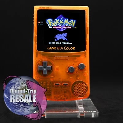 Gameboy Color *PREMIUM* OLED Screen RECHARGEABLE USB-C Battery TACTILE AMP GBC - Image 1 of 4