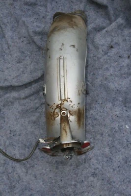 1971-72 YAMAHA AT-1 OEM REAR FENDER W/TAILIGHT BRACKET - Image 1 of 4