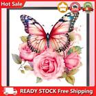 Full Embroidery Eco-cotton Thread 18CT Printed Butterfly Cross Stitch 20x20cm